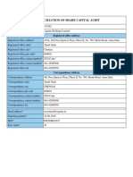 EHL_Intimation_Reconciliation of share capital audit