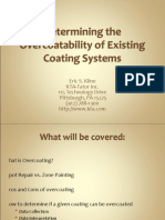 Determining The Overcoatability of Existing Coating System12