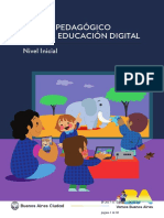 Marco Pedagogico para La Educacion Digital en El Nivel Inicial
