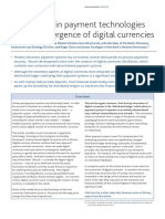 Innovations in Payment Technologies and The Emergence of Digital Currencies