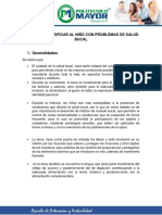 Documento 2. Clasificacion y Evaluacion Del Niño Con Problemas de Salud Bucal PDF