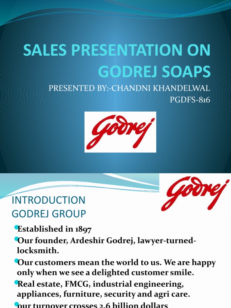 Sales Presentation On Godrej Soaps PDF