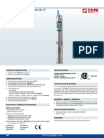 4SR75 Sumergible Tubular Pedrollo PDF