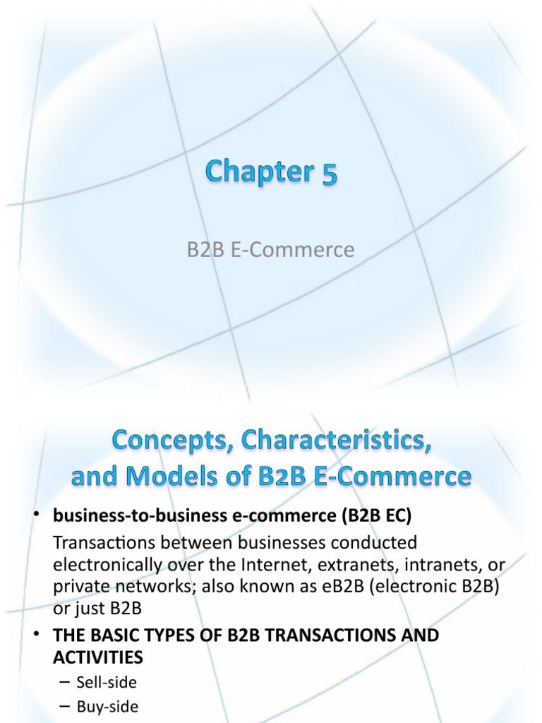 B2B E-Commerce | PDF | E Commerce | Auction