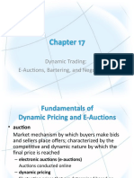 Dynamic Trading: E-Auctions, Bartering, and Negotiations