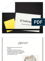 El Subrayado Mtu Parcial PDF