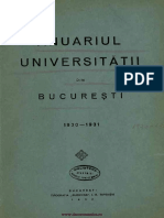 Anuar Bucuresti 1930
