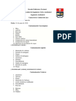 Consulta de Contaminantes