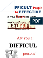 From Difficult To Effective People