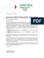 Carta Comcaja de Afiliacion