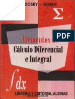 Elementos de Cálculo Diferencial e Integral - Sadosky, Guber - 1ed
