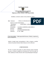(5) 2016 06OCT TRIBUNAL ADMINISTRATIVO DE ANTIOQUIA Nulidad Elección CLAUDIA LOAIZA RAD- 2016 0195