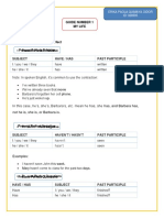 Talk about past events using the present perfect