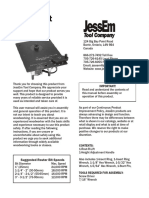 Jessem - Rout-R-Lift Manual