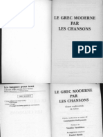 Constantin Deliyannis - Le Grec Moderne Par Les Chansons PDF