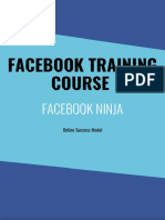 Facebook Training Course Book