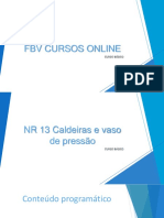 NR 13 Caldeiras e Vaso de Pressão