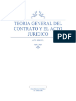 TEORIA GENERAL DEL CONTRATO Y EL ACTO JURIDICO