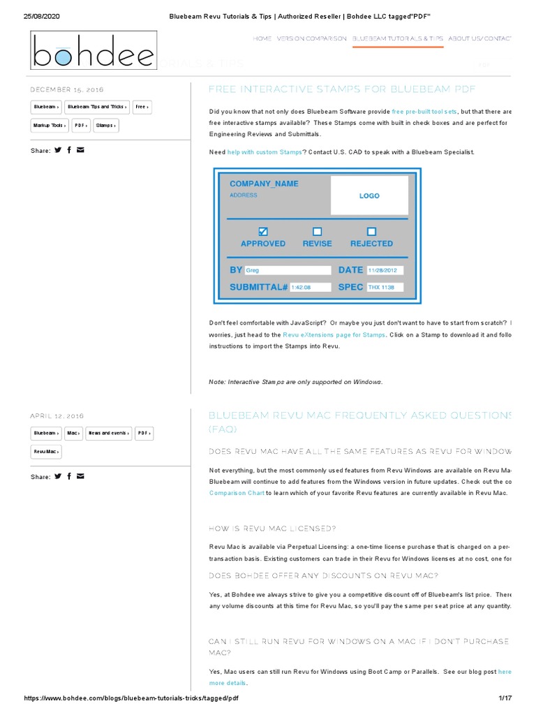 Bluebeam Revu Tutorials & Tips Guide | PDF | Macintosh | Computing