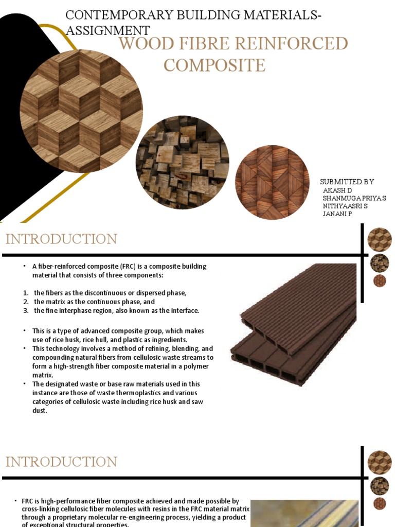 Wood Fiber Reinforced Composites Overview | PDF | Materials | Building ...