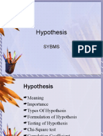 Hypothesis