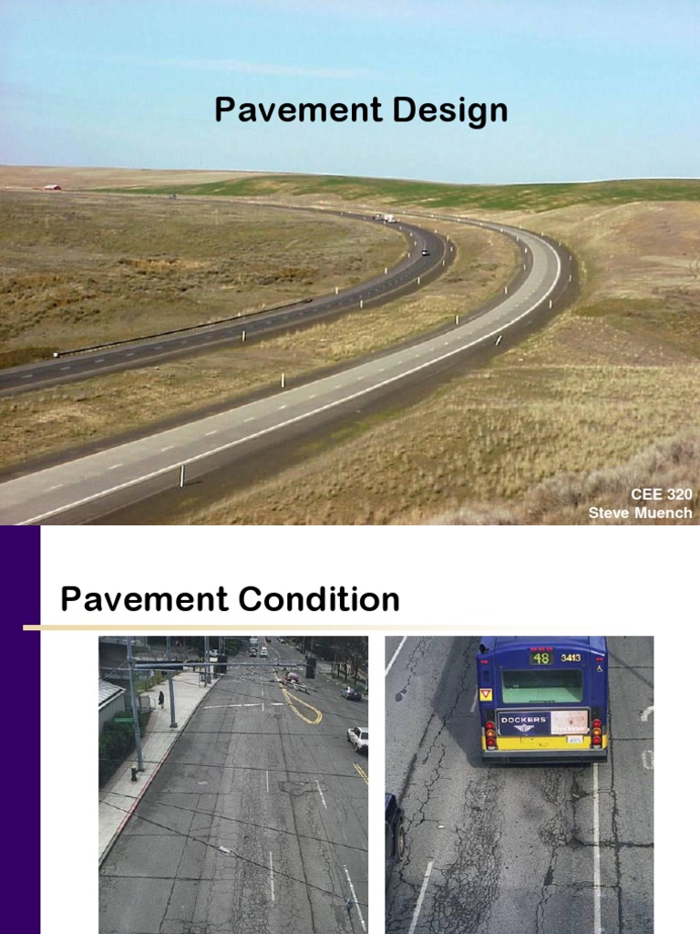 Kuliah Ke 1 - General Pavement Design | PDF | Road Surface | Materials