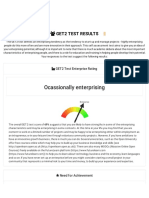 How Enterprising Am I Test Report