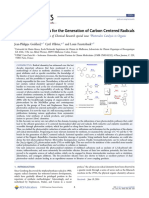 Photoredox Catalysis For The Generation of Carbon Centered Radicals PDF