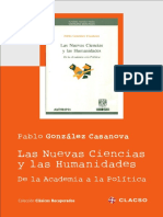Las nuevas ciencias y las humanidades_González Casanova