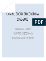 Cambio social en Colombia 1950-2005