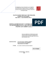 Sistema de prevención de riesgos en el mantenimiento de la sección de molienda de un ingenio azucarero