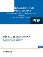 Diseño Asistido Por Computadora Ii: Facultad de Arquitectura Urbanismo y Artes Docente: Arq. Eder Mendez Yap Sam