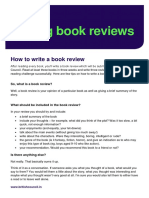 Guidelines On How To Write A Book Review