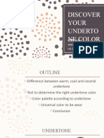 Discover Your Underto Ne Color: Prepared by Nur Affeena Qa Department