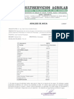 5.0 Analisis de Agua