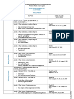 Ap10 Syllabus