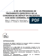 Eficacia de un programa de conciencia de déficit en daño cerebral