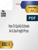 M06 09 How To Quickly Check Air & Sea Freight Prices