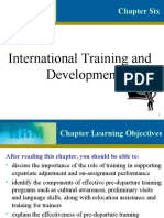 International Training and Development: Chapter Six
