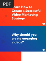 LESSON How To Create A Successful Video Marketing Strategy DECK