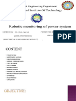 Robotic Montoring On Power System