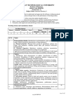 Gujarat Technological University: A. Physical Properties: Physical Form (Crystal & Amorphous), Particle Size