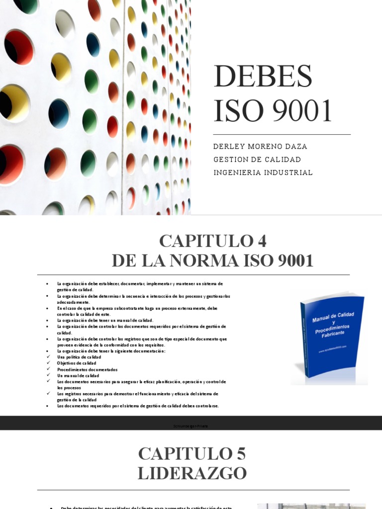 Guía ISO 9001: Gestión de Calidad | PDF | Sistema de manejo de calidad ...