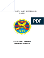 Kegiatan Karya Bakti Kodim 0430