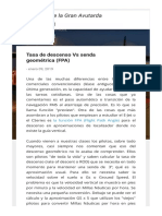 Tasa de Descenso Vs Senda Geometrica Fpa - HTML