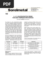 4 - 6 % Silicon Ductile Irons