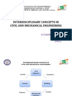 Interdisciplinary Concepts in Civil and Mechanical Engineering