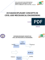 Interdisciplinary Concepts in Civil and Mechanical Engineering