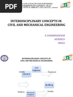 Interdisciplinary Concepts in Civil and Mechanical Engineering