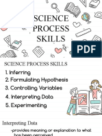 Science Process Skills Interpreting Data